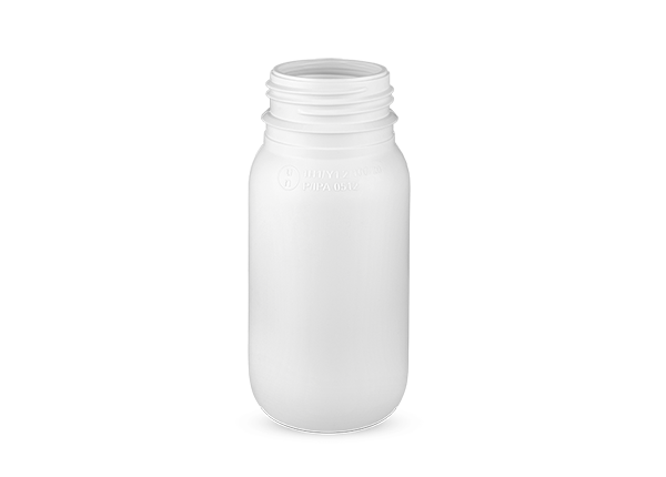 Frasco 250ml em PEAD ou COEX, boca 42mm na cor branco